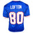 James Lofton Signed HOF 03 Inscription Buffalo Blue Football Jersey (Beckett) - RSA