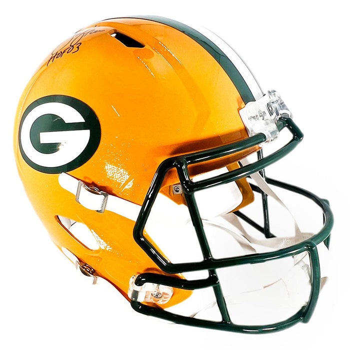 James Lofton Signed HOF 03 Green Bay Packers Speed Full-Size Replica  Football Helmet (Beckett)