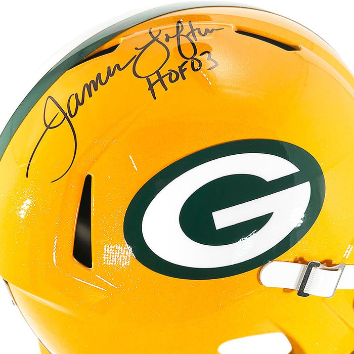 James Lofton Signed HOF 03 Green Bay Packers Speed Full-Size Replica F — RSA