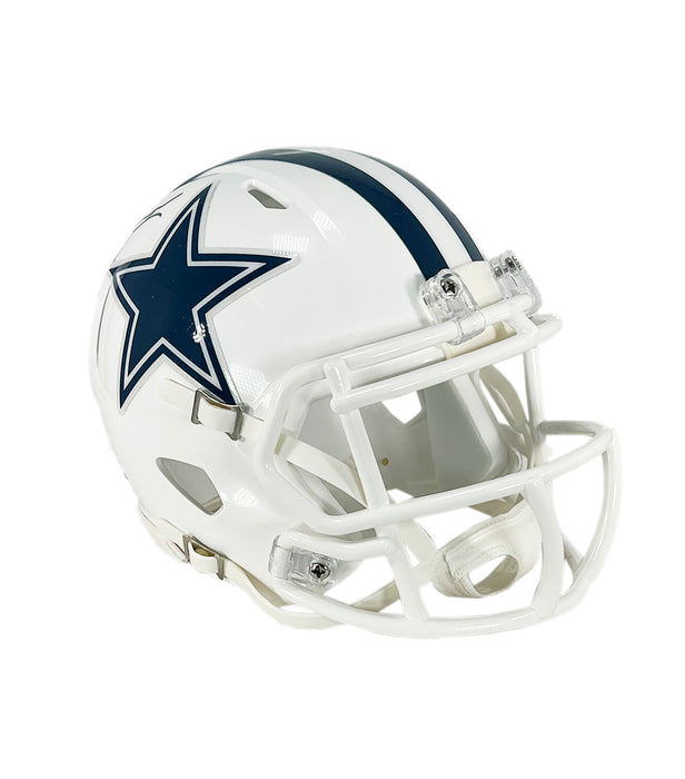 Hunter Luepke Signed Dallas Cowboys Alternate Speed Mini Football Helmet (JSA)