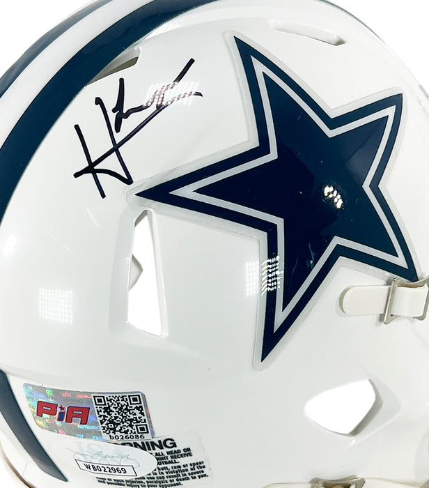 Hunter Luepke Signed Dallas Cowboys Alternate Speed Mini Football Helmet (JSA)