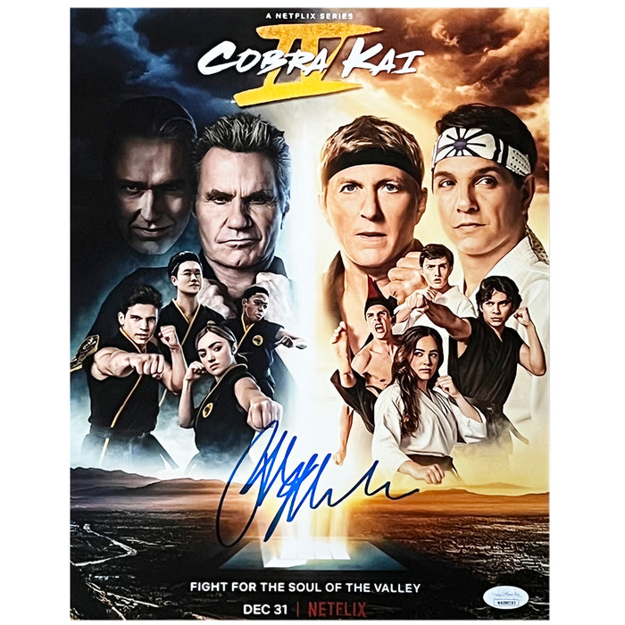 Ralph Macchio Signed Cobra Kai Netflix Series Poster 11x14 Photo (JSA)