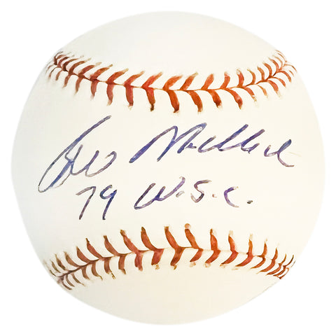 Tom Glavine Autographed hot Rawlings Official MLB Gold Baseball HOF Inscription JSA