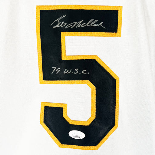 Bill Madlock Signed 79 WSC Inscription Pittsburgh White Baseball Jersey (JSA)