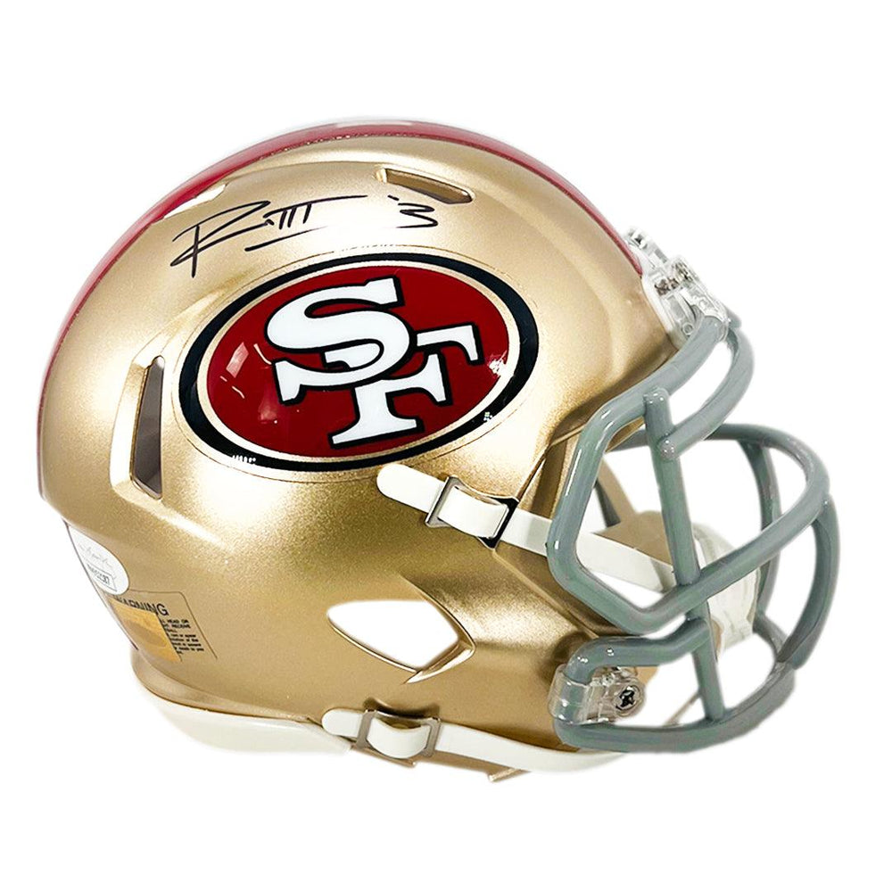 Rae-Rae McCloud Signed San Francisco 49ers Speed Mini Football Helmet — RSA