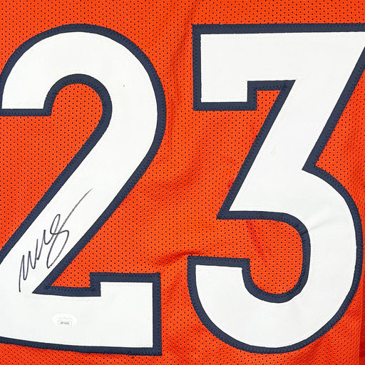 Willis McGahee Signed Denver Orange Football Jersey (JSA)