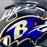 Willis McGahee Signed Baltimore Ravens Speed Mini Football Helmet (Beckett)