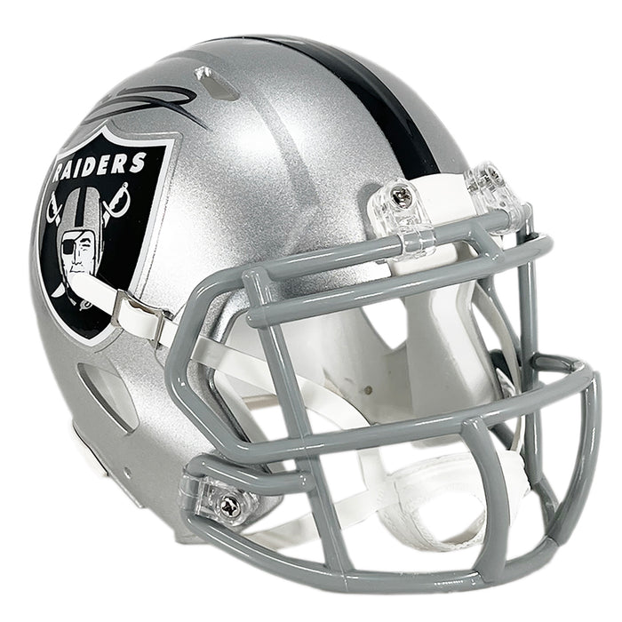 Jakobi Meyers Signed Las Vegas Raiders Speed Mini Football Helmet (Bec — RSA