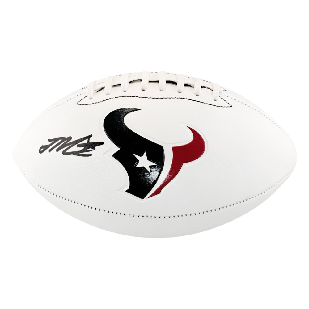 Joe Mixon Signed Houston Texans Official NFL Team Logo Football (JSA)