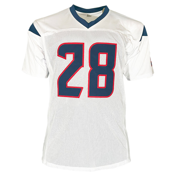 Joe Mixon Signed Houston White Football Jersey (JSA)
