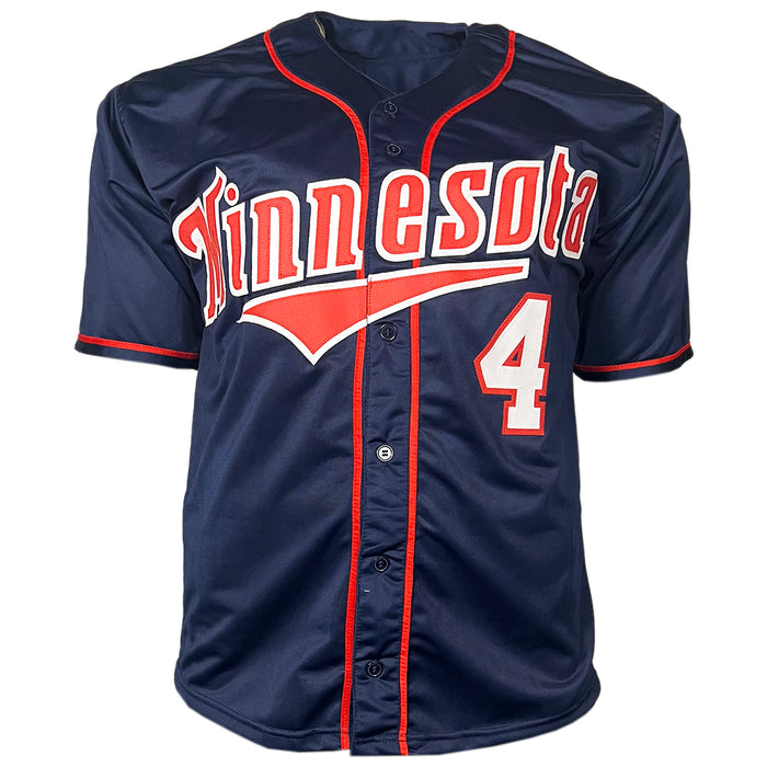 Paul Molitor Signed Minnesota Navy Baseball Jersey (Beckett)