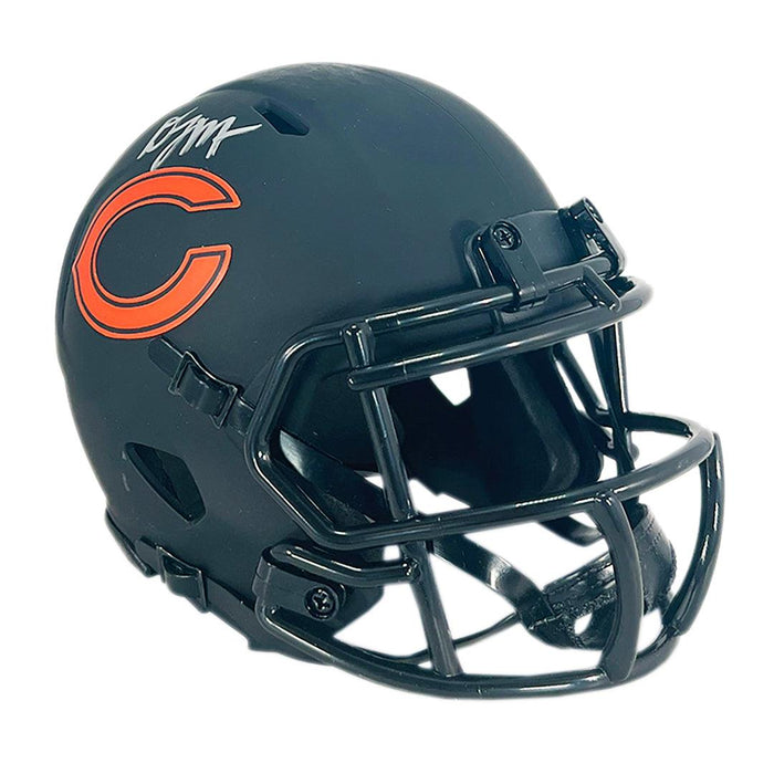 DJ Moore Signed Chicago Bears Eclipse Speed Mini Football Helmet Minor Scuffs (JSA) - RSA