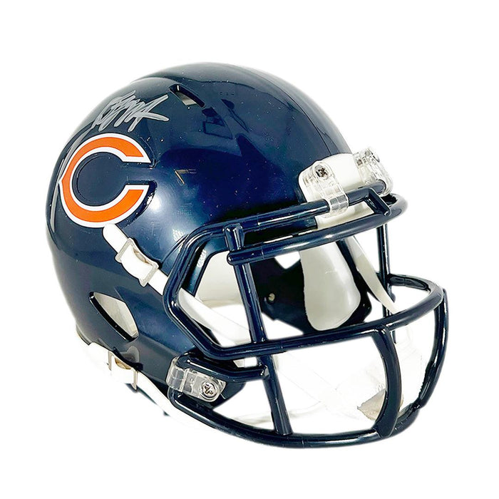 DJ Moore Signed Chicago Bears Speed Mini Football Helmet (JSA) - RSA
