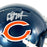 DJ Moore Signed Chicago Bears Speed Mini Football Helmet (JSA) - RSA