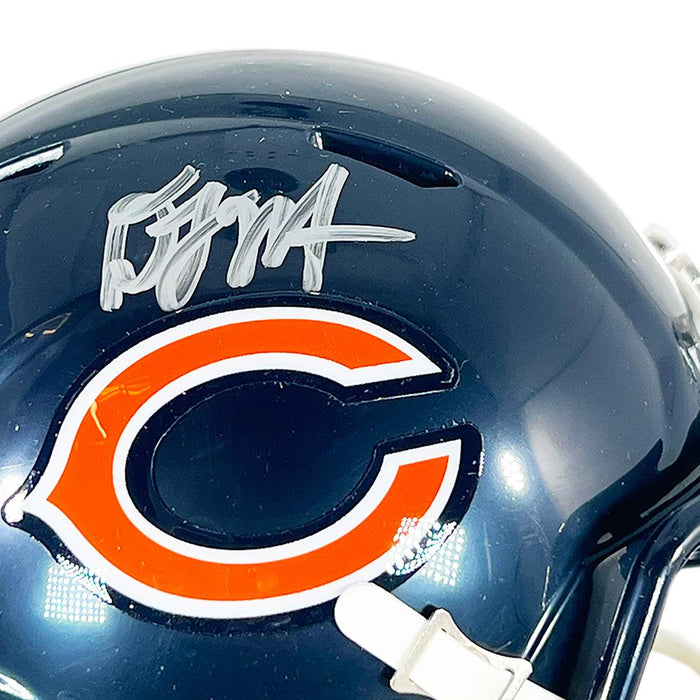 DJ Moore Signed Chicago Bears Speed Mini Football Helmet (JSA) - RSA