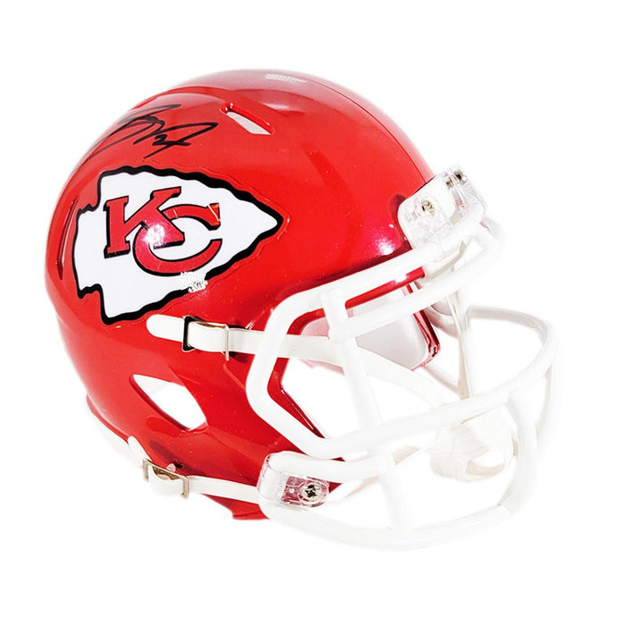 Skyy Moore Signed Kansas City Chiefs Red Speed Mini Helmet — TSE Kansas City