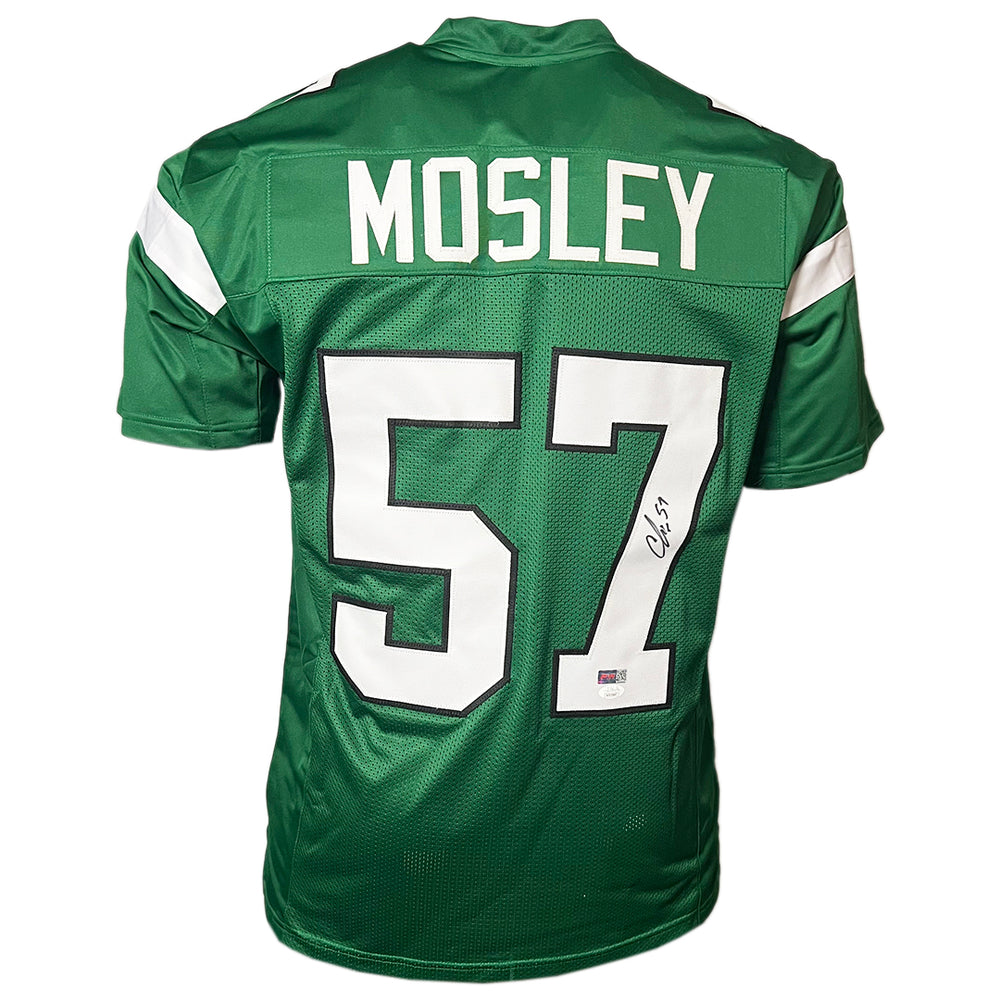 CJ Mosley Signed New York Green Jersey JSA RSA