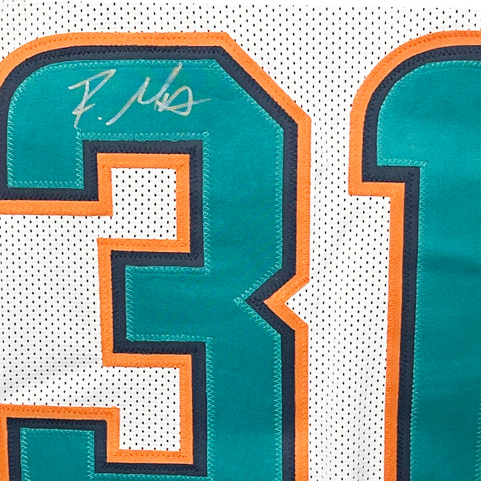 Raheem Mostert Signed Miami White Football Jersey (Beckett)