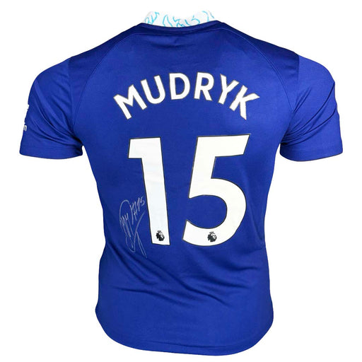 Mykhailo Mudryk Signed Chelsea Blue 2022/23 Jersey Soccer Jersey (JSA)