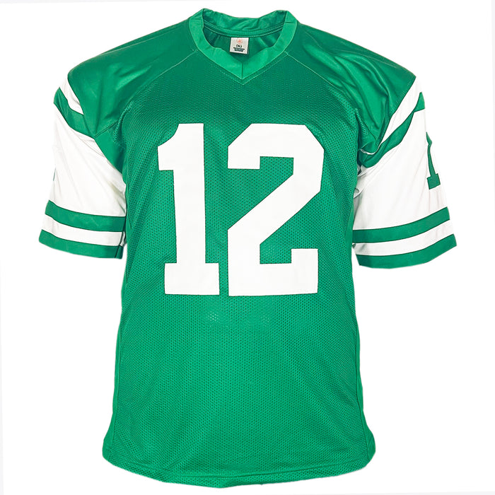 Joe Namath Signed New York Green Football Jersey (Beckett)