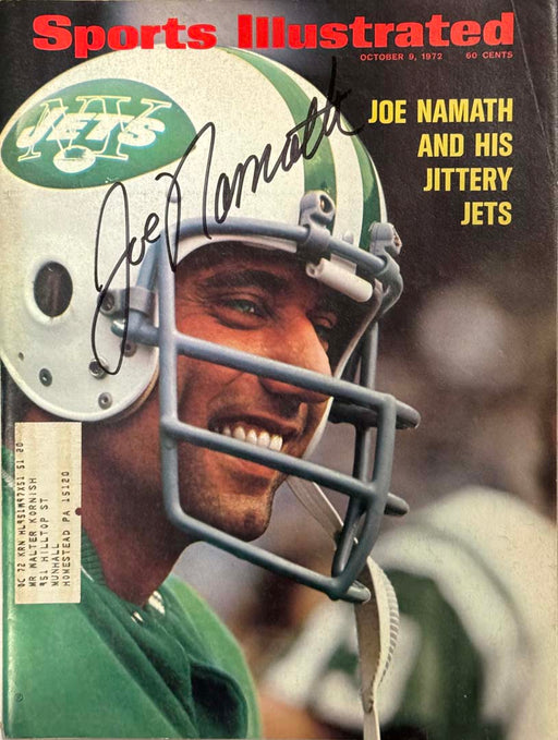 Joe Namath Signed Sports Illustrated 10/9/1972 Issue (JSA)