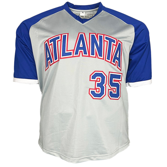 Phil Niekro Signed Atlanta Grey Baseball Jersey (JSA)