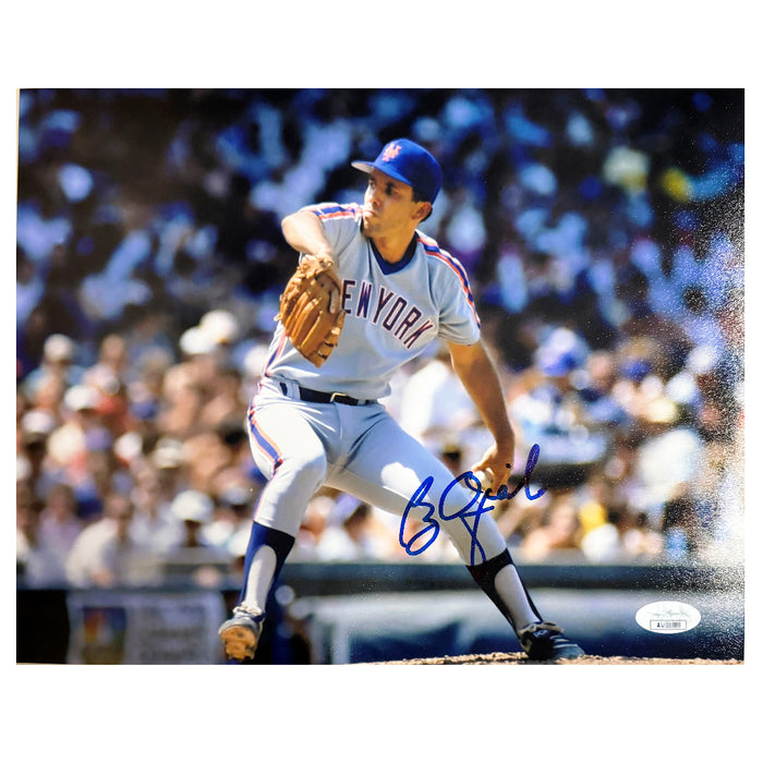 Bob Ojeda Signed New York Pose 4 Baseball 8x10 Photo (JSA)