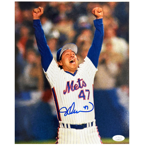 Jesse Orosco Signed New York Pose 2 Baseball 8x10 Photo (JSA)