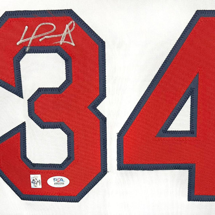 David Ortiz Signed Boston White Baseball Jersey (PSA) — RSA