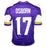 KJ Osborn Signed Minnesota Purple Football Jersey (JSA)