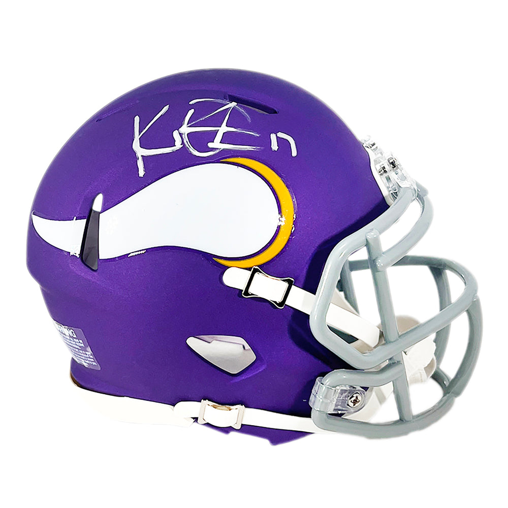 K.J. Osborn Signed Minnesota Vikings Tribute Speed Mini Football Helmet (JSA)