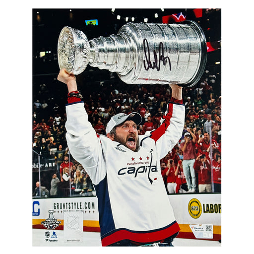 Alex Ovechkin Signed Washington 2018 Stanley Cup Hockey 8x10 Photo (Fanatics 6441)