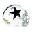 DeMarvion Overshown Signed Dallas Cowboys Throwback 1960-63 Speed Mini Football Helmet (JSA) - RSA