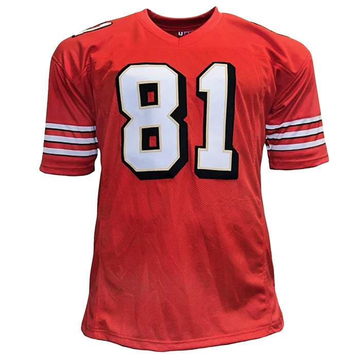 Terrell Owens Signed San Francisco Red Football Jersey (JSA)