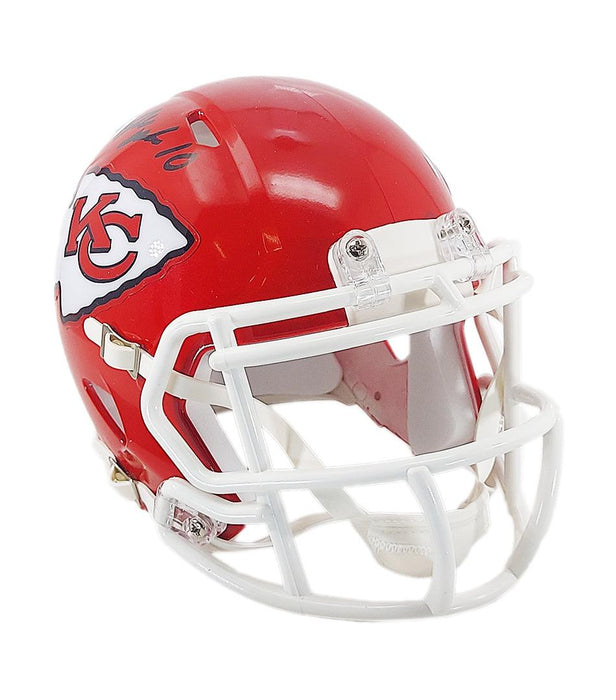 Isiah Pacheco Signed Kansas City Chiefs Speed Mini Football Helmet (JSA) - RSA