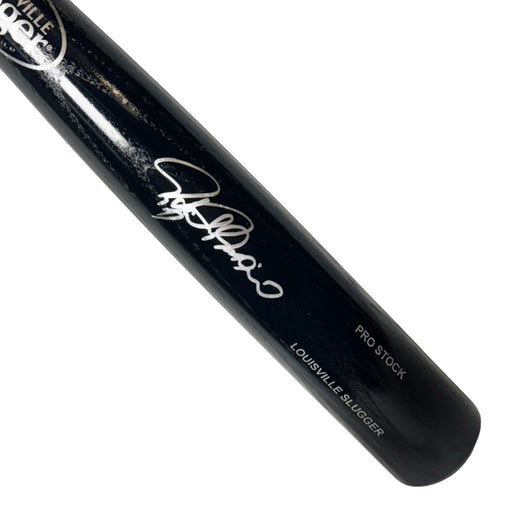 Rafael Palmeiro Signed Louisville Slugger Official MLB Black Baseball Bat (Beckett)