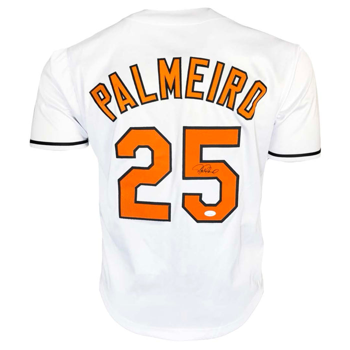 Rafael Palmeiro Signed Baltimore White Baseball Jersey (JSA)