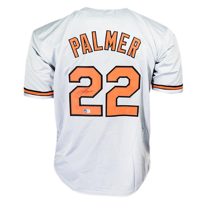 Jim Palmer Signed Baltimore Grey Baseball Jersey (Beckett) - RSA