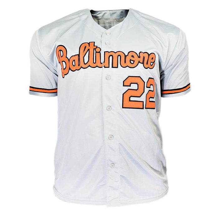 Jim Palmer Signed Baltimore Grey Baseball Jersey (Beckett) - RSA