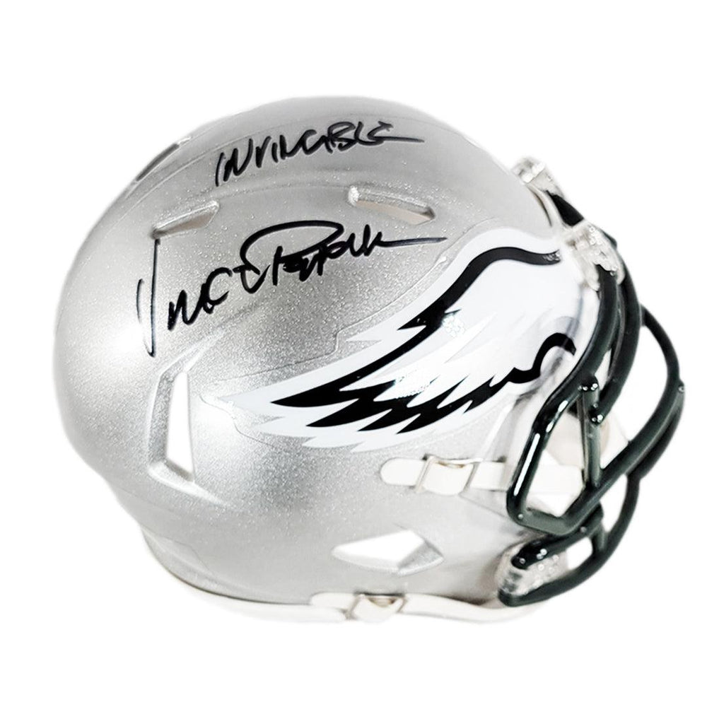 Vince Papale Signed Invincible Inscription Philadelphia Eagles Flash S — RSA