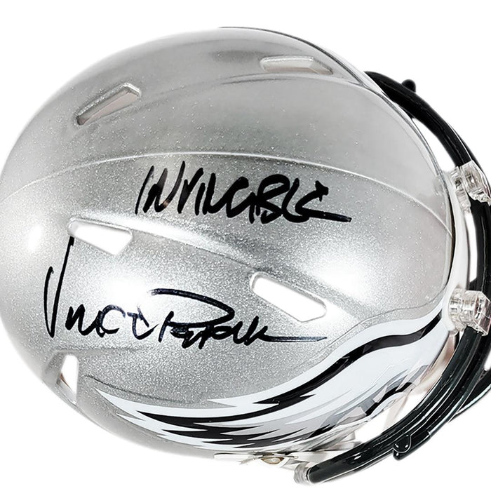 Vince Papale Signed Invincible Inscription Philadelphia Eagles Flash S — RSA