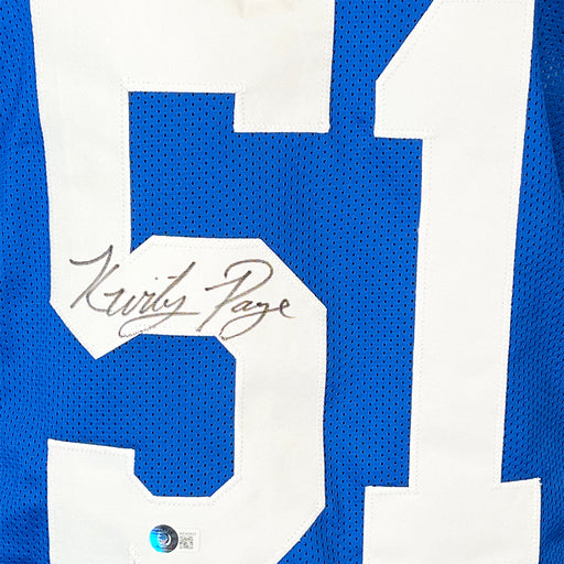 Kwity Paye Signed Indianapolis Blue Football Jersey (Beckett)