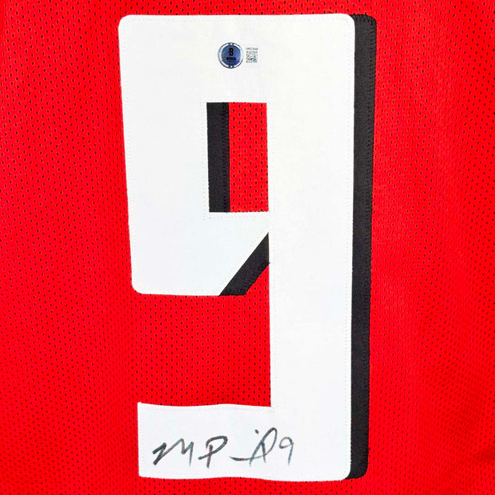 Michael Penix Jr. Signed Atlanta Red Football Jersey (Beckett)