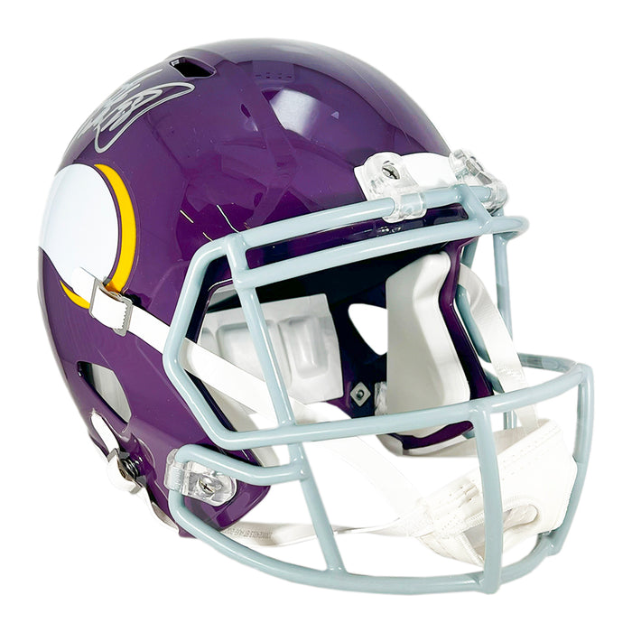 Adrian Peterson Signed Minnesota Vikings Throwback 61-79 Speed Full-Size Replica Football Helmet (Beckett)