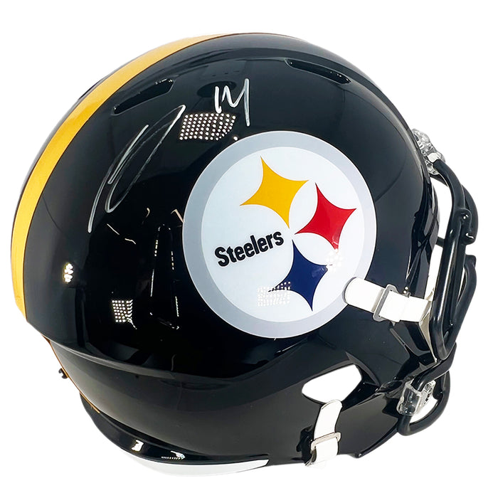 George Pickens Signed Pittsburgh Steelers Speed Full-Size Replica Football Helmet (JSA)