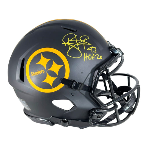 Troy Polamalu Signed HOF Inscription Pittsburgh Steelers Authentic Eclipse Speed Full-Size Football Helmet (Beckett)