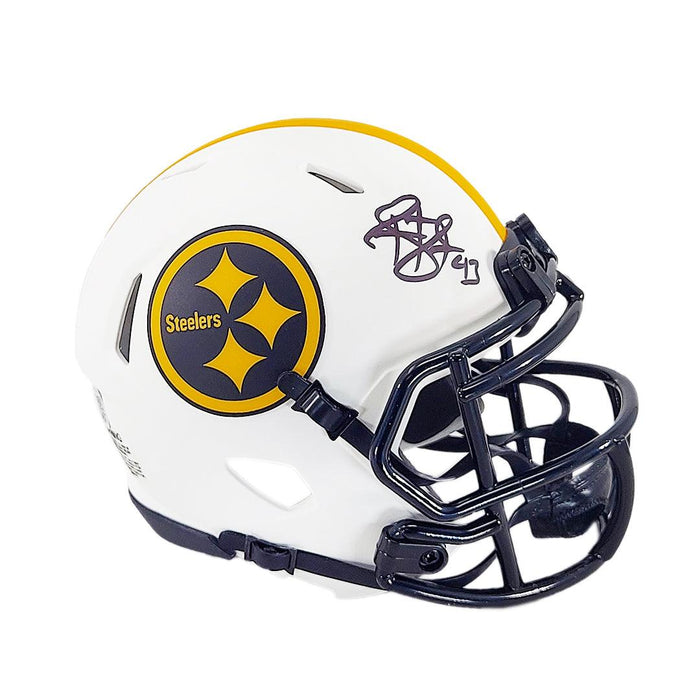 Troy Polamalu Signed Steelers Speed Mini Helmet (Beckett)