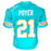 Jordan Poyer Signed Miami Teal Football Jersey (Beckett)