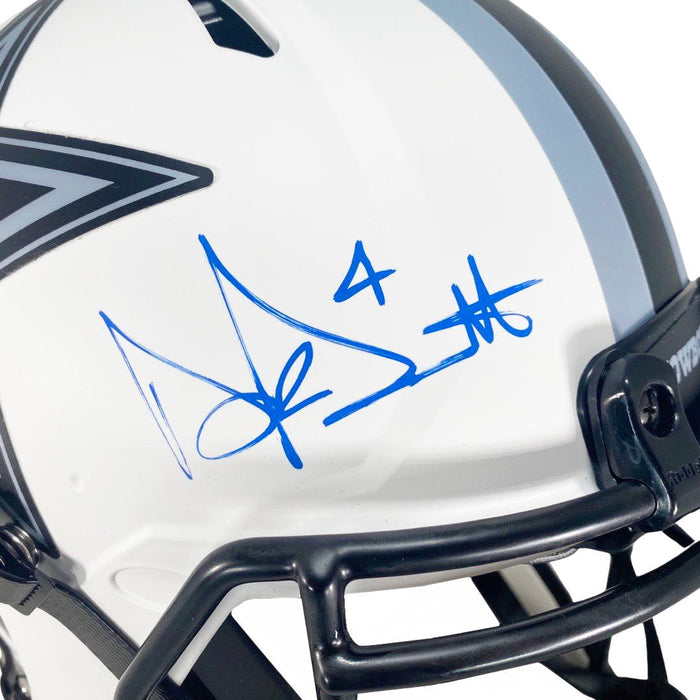 Dak Prescott Signed Cowboys Speed Mini Helmet (Beckett)