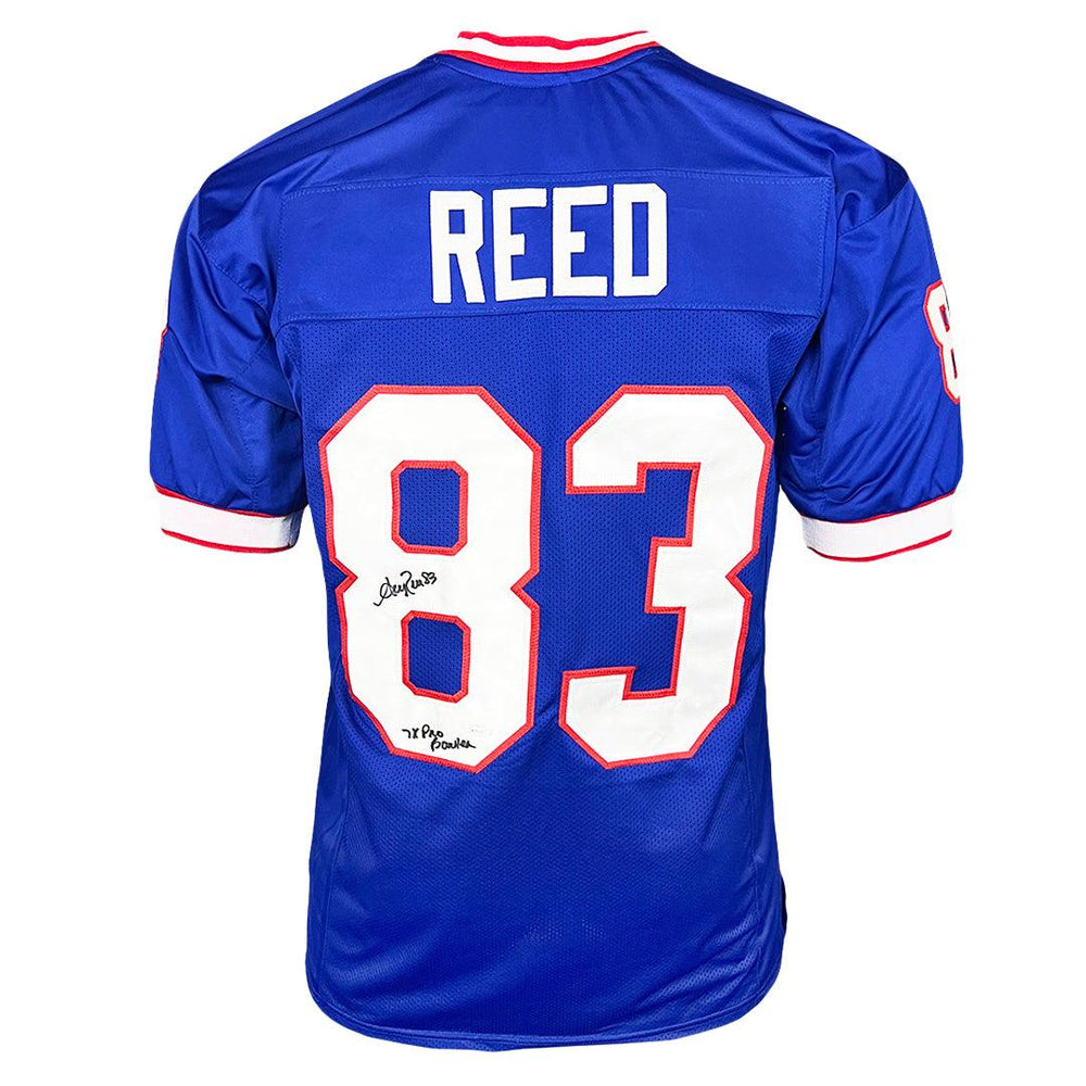 Andre Reed Buffalo Bills Signed Autographed White Custom Jersey JSA